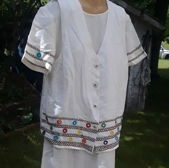 Boho Maxi dress and matching vest - Picture 7 of 15